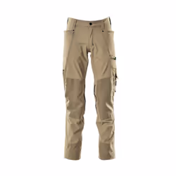 MASCOT 17179-311-55, Pantalons, Homme, Kaki, Laos, Elastane, Polyamide, 2%