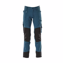 MASCOT 17179-311-44, Pantalon basique, Unisexe, Adulte, Bleu, 82C49, Dark Petroleum