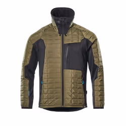 MASCOT 17115-318-3309, Veste, Homme, Noir, Vert, L, Polyester, 240 g/m²