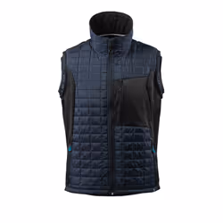 MASCOT 17165-318-01009, Gilet, Mâle, Adulte, XL, SML, Noir, Bleu