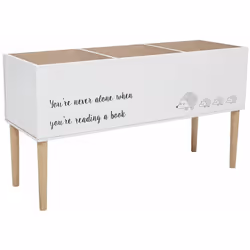 La bibliothèque Salam de Bloomingville possède 3 compartiments de 30 x 30 cm pour ranger tous les livres de votre enfant. Ave ...