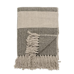 Bloomingville Fidan Plaid, Verte, Coton recyclé