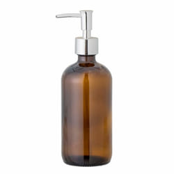 Bloomingville 82054248 Distributeur de savon 0,45 L Marron, Argent