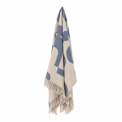 Bloomingville Agno Plaid, Blue, Coton recyclé
