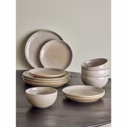 Bloomingville 82060575 kit de vaisselle 12 pièce(s) Grès Gris