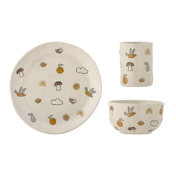 Bloomingville 82060925 kit de vaisselle 3 pièce(s) Grès Blanc
