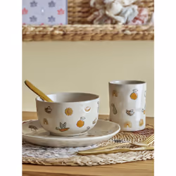 Bloomingville 82060925 kit de vaisselle 3 pièce(s) Grès Blanc
