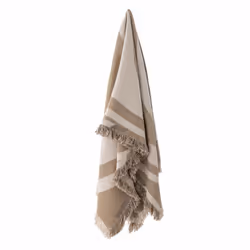 Bloomingville Orinoco Plaid, Nature, Coton recyclé