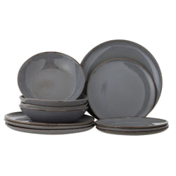 Bloomingville 82068324 kit de vaisselle 12 pièce(s) Grès Gris
