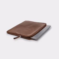 Trunk Leather Sleeve 14" Housse Marron