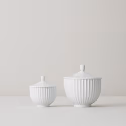 Lyngby Porcelain 200890 présentoir à bonbons Porcelaine Blanc 14 cm
