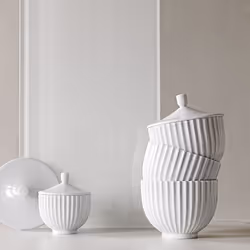 Lyngby Porcelain 200890 présentoir à bonbons Porcelaine Blanc 14 cm