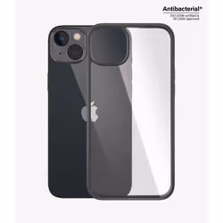 PanzerGlass ClearCase, Housse, Apple, iPhone 14 Plus, 17 cm (6.7"), Noir, Transparent