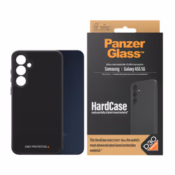 PanzerGlass HardCase with D3O Samsung New A54 5G Black coque de protection pour téléphones portables Housse Transparent