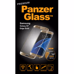 PanzerGlass 1049, Samsung, Galaxy S7 edge, Résistant aux rayures, Or, Transparent, 1 pièce(s)