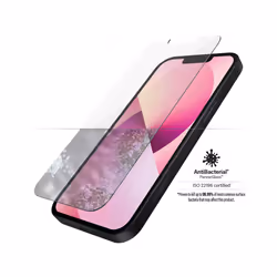 PanzerGlass 2741, Apple, Apple - iPhone 13 Mini, Application à sec, Résistant aux rayures, Résistant aux chocs, Anti-bactérie ...