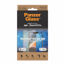 PanzerGlass Ultra Wide Fit, Anti Bluelight Protection d'écran transparent Apple 1 pièce(s)