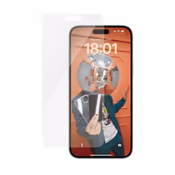 PanzerGlass Classic Fit, Apple, Apple - iPhone 15 Plus, Application à sec, Résistant aux rayures, Résistant aux chocs, Transp ...