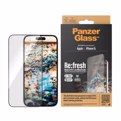 PanzerGlass UWF Refresh with 45% rec. Glas Protection d'écran transparent Apple 1 pièce(s)