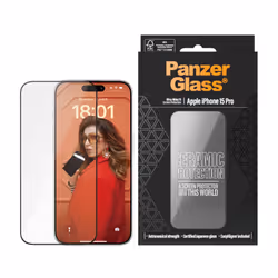PanzerGlass PG Scrn Ceramic iPhone 15 Pro UWF WA Protection d'écran transparent Apple 1 pièce(s)