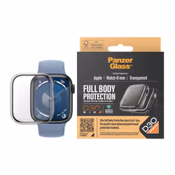PanzerGlass Apple Watch Full Body Case D30 Transparent Verre trempé, Polyéthylène téréphthalate (PET)