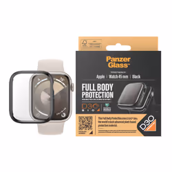 PanzerGlass Apple Watch Full Body Case D30 Transparent Verre trempé, Polyéthylène téréphthalate (PET)