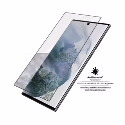 PanzerGlass 7295, Samsung, Samsung - Galaxy S22 Ultra, Application à sec, Résistant aux rayures, Résistant aux chocs, Anti-ba ...
