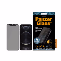 PanzerGlass P2711, Apple, Apple - iPhone 12, Apple - iPhone 12 Pro, Application à sec, Résistant aux rayures, Résistant aux c ...