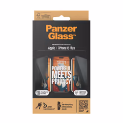 PanzerGlass Ultra Wide Fit Privacy Protection d'écran transparent Apple 1 pièce(s)