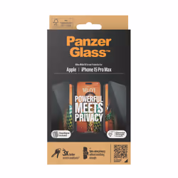 PanzerGlass Ultra Wide Fit Privacy Protection d'écran transparent Apple 1 pièce(s)