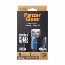 PanzerGlass ® Privacy Screen Protector Samsung Galaxy S24 | Ultra-Wide Fit w. EasyAligner Protection d'écran transparent 1 pièce(s) - Vue supplémentaire 3