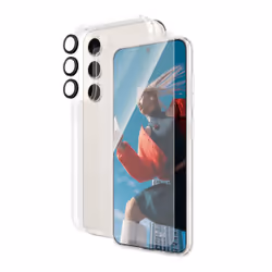 PanzerGlass 3-in-1 Bundle Glas, Case, Cam, Samsung, Samsung - Galaxy S24, Application à sec, Résistant aux rayures, Résistant ...