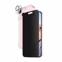 PanzerGlass Privacy 3-in-1-Pack iPhone 2023 6.1, Apple, Apple - iPhone 15, Application à sec, Résistant aux chocs, Transparen ...