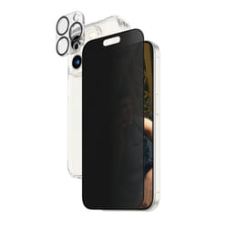 PanzerGlass Privacy 3-in-1-Pack iPhone 2023 6.1 Pro Protection d'écran transparent Apple 1 pièce