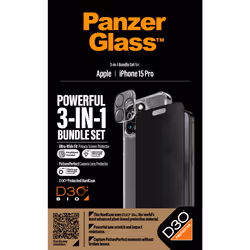 PanzerGlass Privacy 3-in-1-Pack iPhone 2023 6.1 Pro Protection d'écran transparent Apple 1 pièce - Vue supplémentaire 5