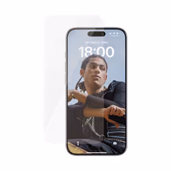 PanzerGlass SAFE. Screen Protector iPhone 2023 6.1" Pro Ultra-Wide Fit, Apple, Apple - iPhone 15 Pro, Application à sec, Rési ...