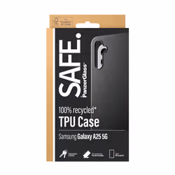 PanzerGlass SAFE. by Case Samsung New A24 5G Black coque de protection pour téléphones portables Housse Transparent