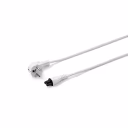 Microconnect PE010818W, 1,8 m, Prise d'alimentation type F, Coupleur C5, 250 V, 2.5 A