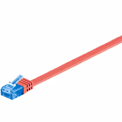 Microconnect V-UTP6A005R-FLAT, 0,5 m, Cat6a, U/UTP (UTP), RJ-45, RJ-45