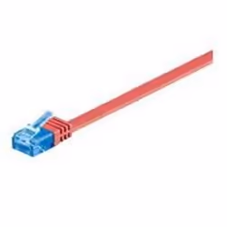 Microconnect V-UTP6A01R-FLAT, 1 m, Cat6a, U/UTP (UTP), RJ-45, RJ-45