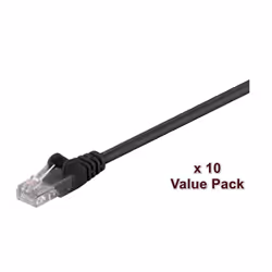 Microconnect V-UTP501SVP, 1 m, Cat5e, U/UTP (UTP), RJ-45, RJ-45