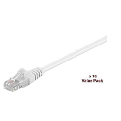 Microconnect V-UTP5005WVP câble de réseau Blanc 0,5 m Cat5e U/UTP (UTP)