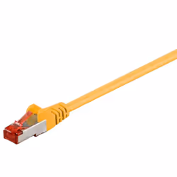 Microconnect STP60025Y, 0,25 m, Cat6, F/UTP (FTP), RJ-45, RJ-45