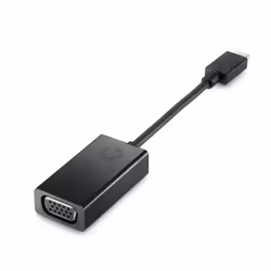 HP Adaptateur USB-C à VGA, 0,076 m, VGA (D-Sub), USB Type-C, Femelle, Mâle, Droit