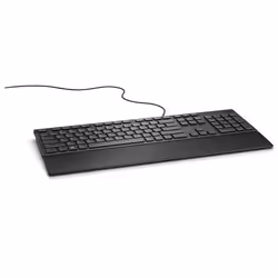 DELL KB216, Taille réelle (100 %), Avec fil, QWERTY, Noir