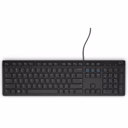 DELL KB216 clavier QWERTY Nordique Noir