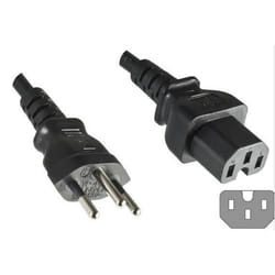Microconnect PE160518 câble électrique Noir 1,8 m Coupleur C15