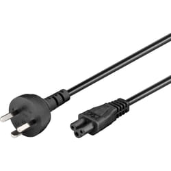 Microconnect PE120830 câble électrique Noir 3 m Prise d'alimentation type K Coupleur C5