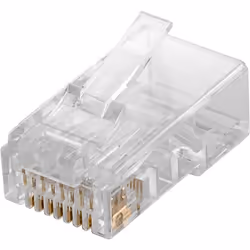 Microconnect KON503-10, RJ45, Translucide, Cat5e, 6 g, 68 mm, 56 mm