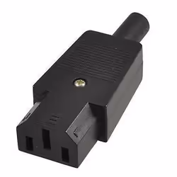 Microconnect C13PLUG, C13, 230 V, 10 A, Noir, 20 g, 156 mm